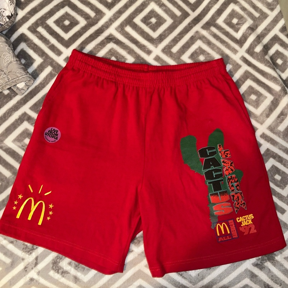 Cactus Jack by Travis Scott Red Shorts
